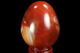 Colorful Carnelian Agate Egg - Madagascar #98534-1